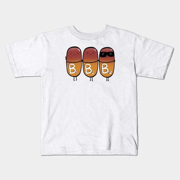 B Squad 2 Kids T-Shirt by Happimola